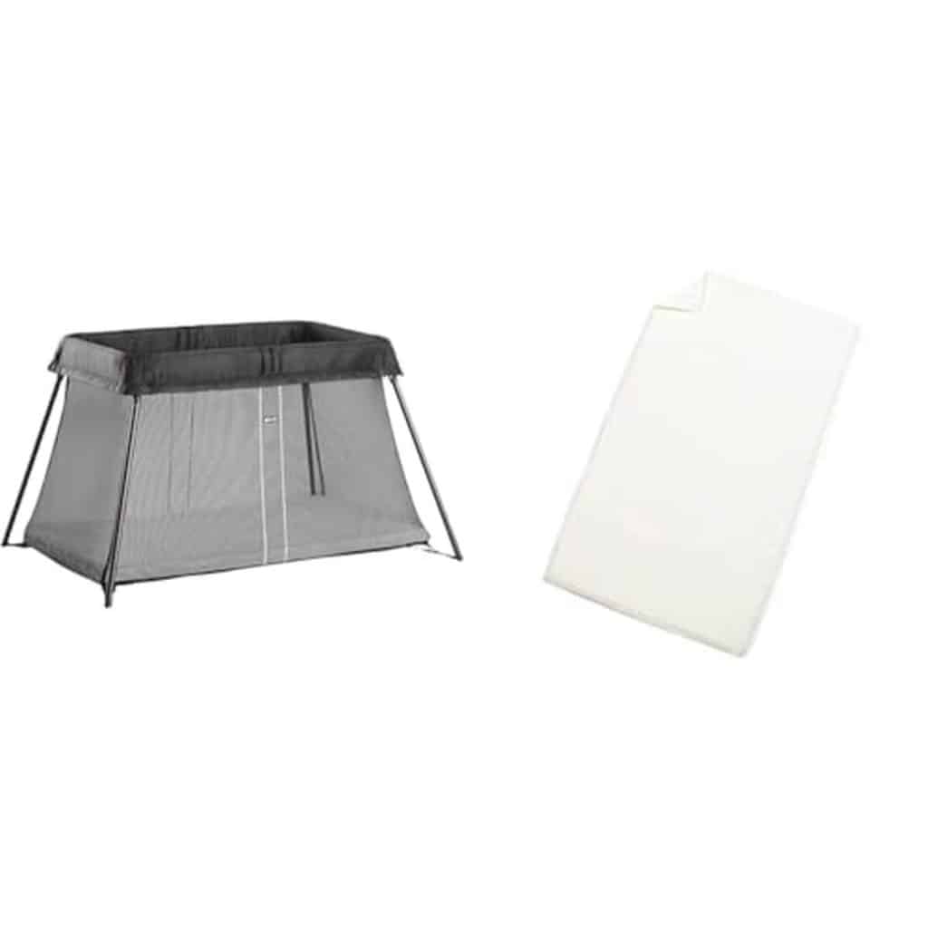 Test du lit parapluie BabyBjörn Light et drap-housse : praticité et confort