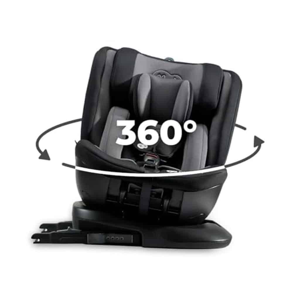 Test du siège auto kinderkraft xpédition I-size pivotant et évolutif