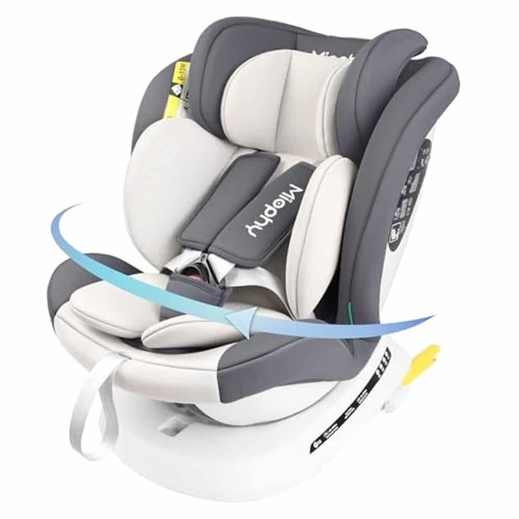 Test : siège auto Miophy I-Size 360° pivotant