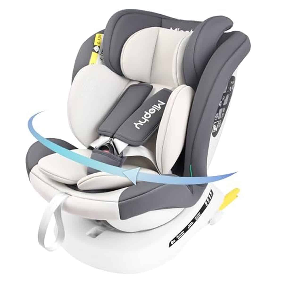 Test : siège auto Miophy I-Size 360° pivotant