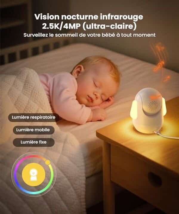 Découvrez le babyphone ieGeek 2.5K et ses fonctionnalités avancées pour assurer une surveillance optimale de votre bébé. Explorez ses performances et ses atouts pour une tranquillité d'esprit assurée.