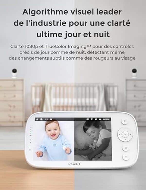 Découvrez notre test complet du babyphone vidéo dr.Care NovaView, une solution performante pour surveiller votre bébé en toute sérénité.