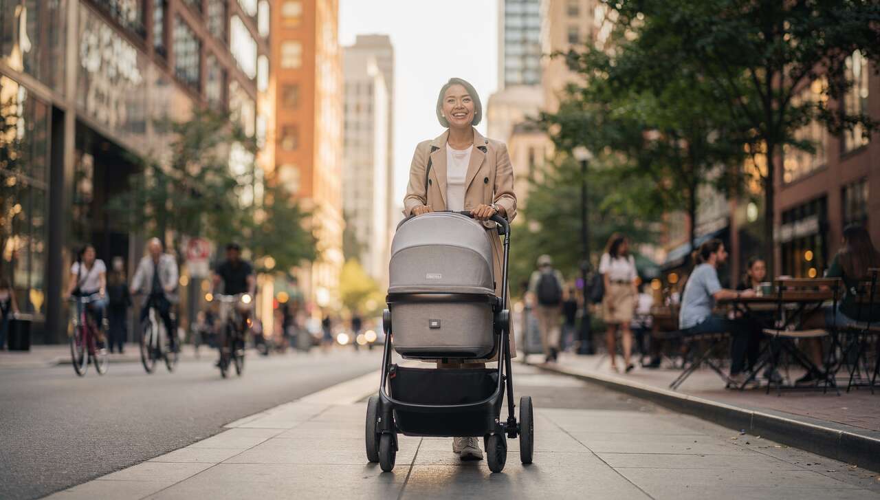 Les atouts de la poussette canne pour la vie citadine