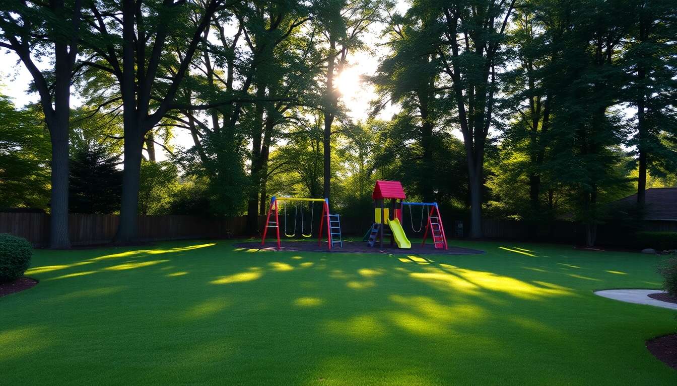 Choisir l'emplacement idéal pour l'aire de jeux