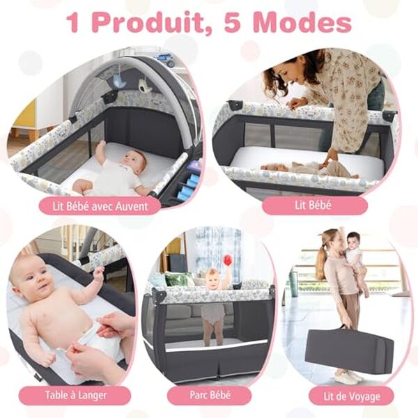 Découvrez notre test complet du lit parapluie évolutif Costway : pratique, sécurisé et adapté aux bébés de la naissance à 3 ans. Avis détaillé et conseils d'achat. 