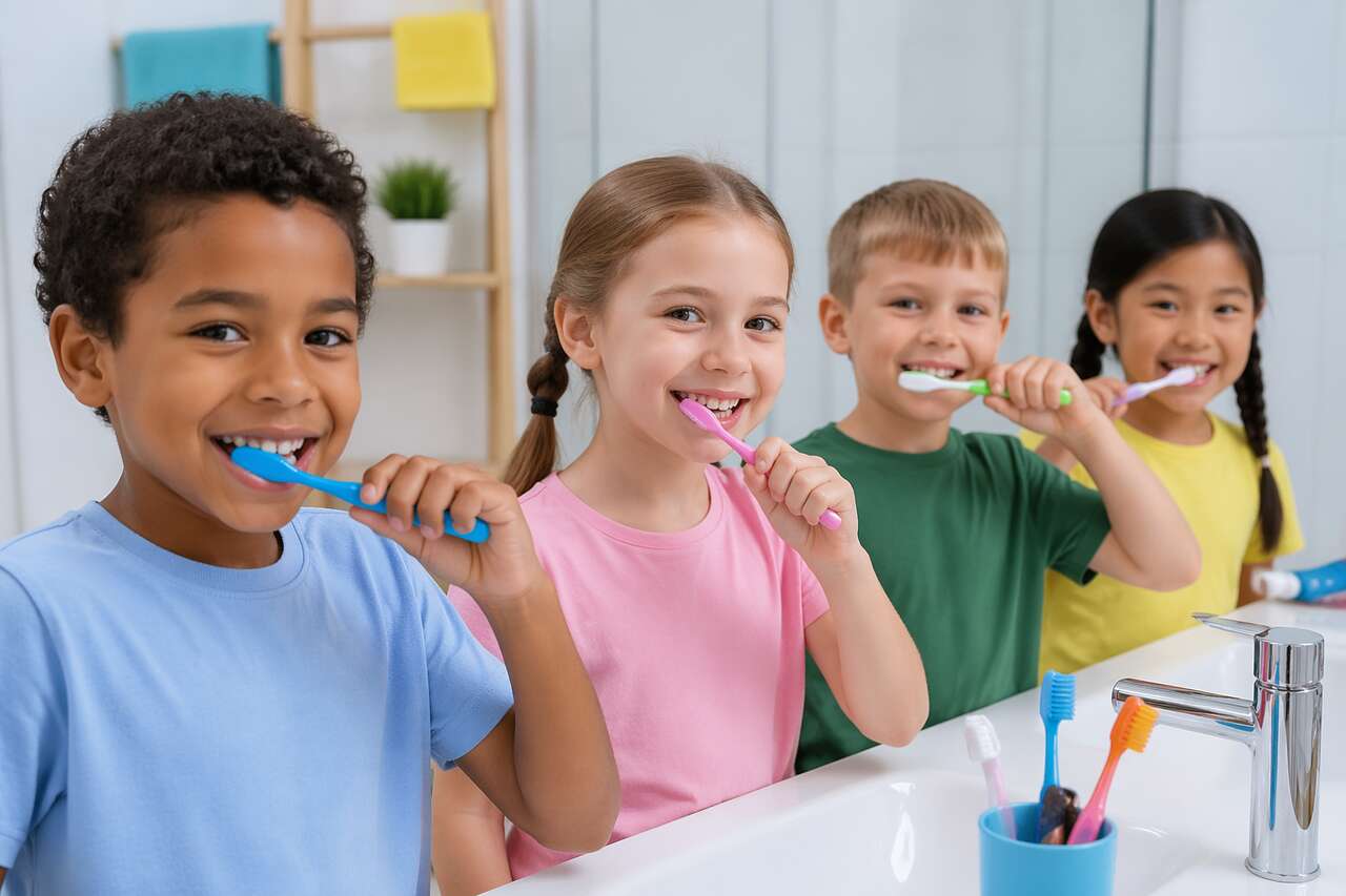 Éduquer les enfants à prendre soin de leurs dents
