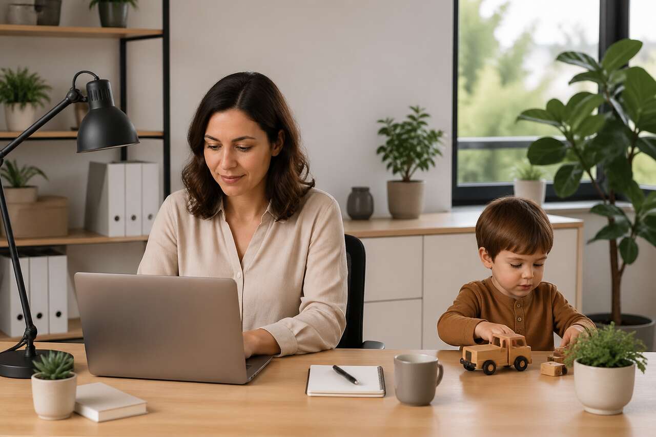 Stratégies pour gérer la journée avec un enfant sur le lieu de travail