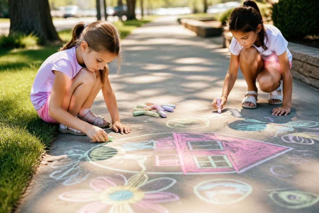 5 idées de craies de trottoir pour enfants : lutter contre l'ennui