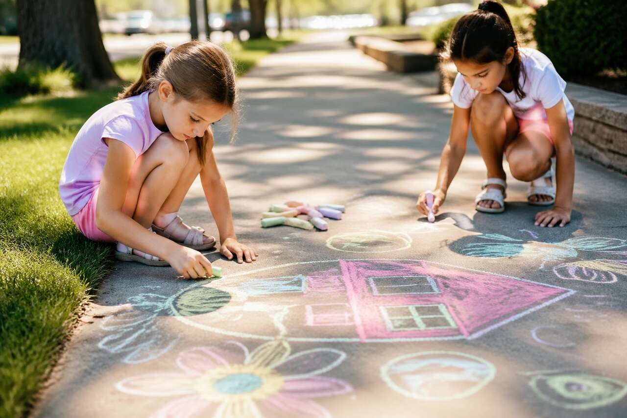 5 idées de craies de trottoir pour enfants : lutter contre l'ennui