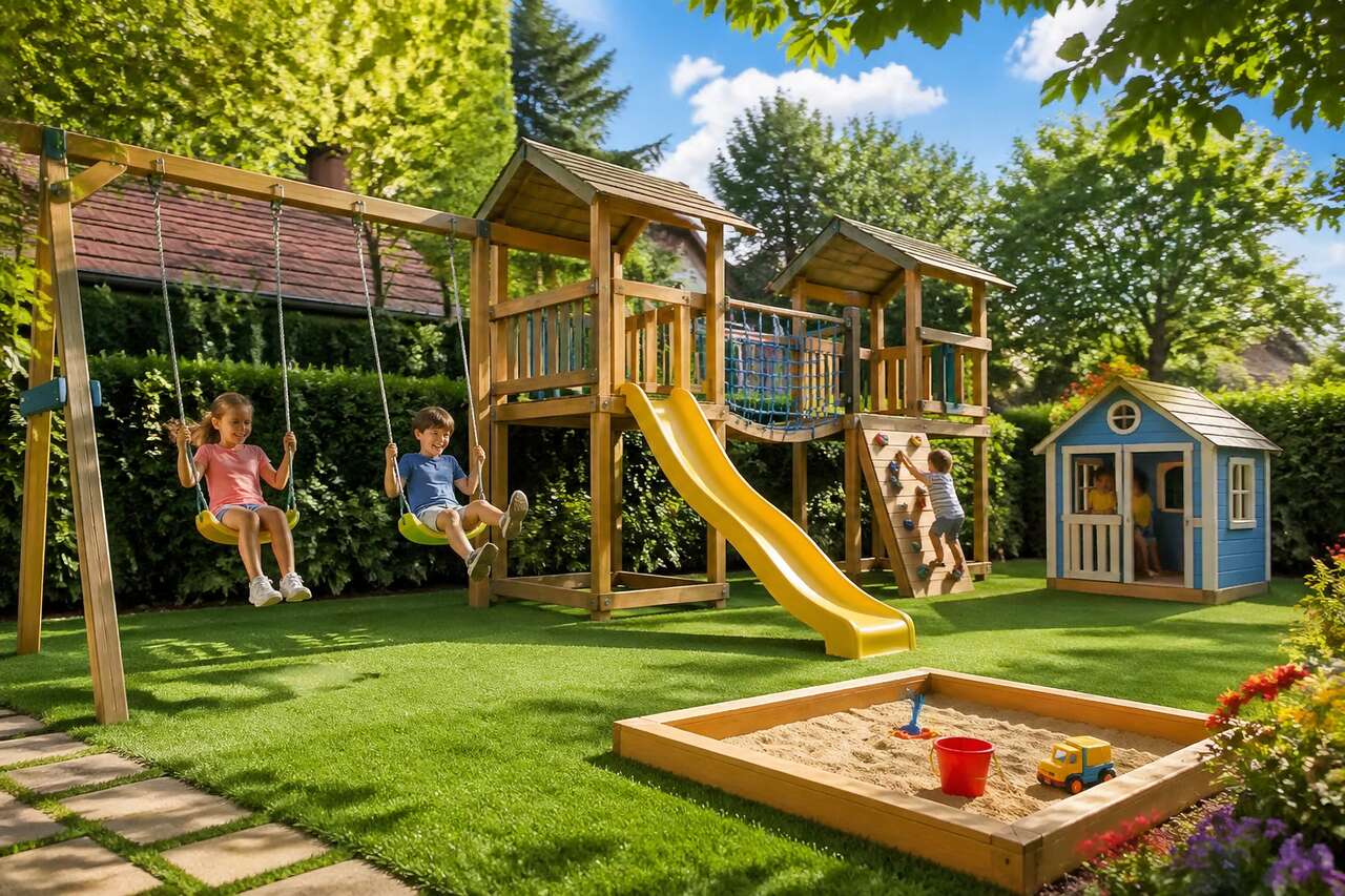 Créer une aire de jeux sur mesure pour les enfants