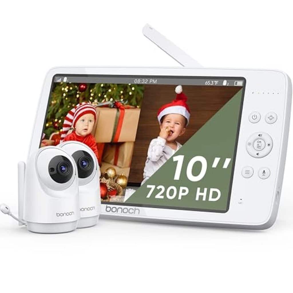 Test du bonoch Babyphone : écran 10 pouces, 2 caméras et vision nocturne