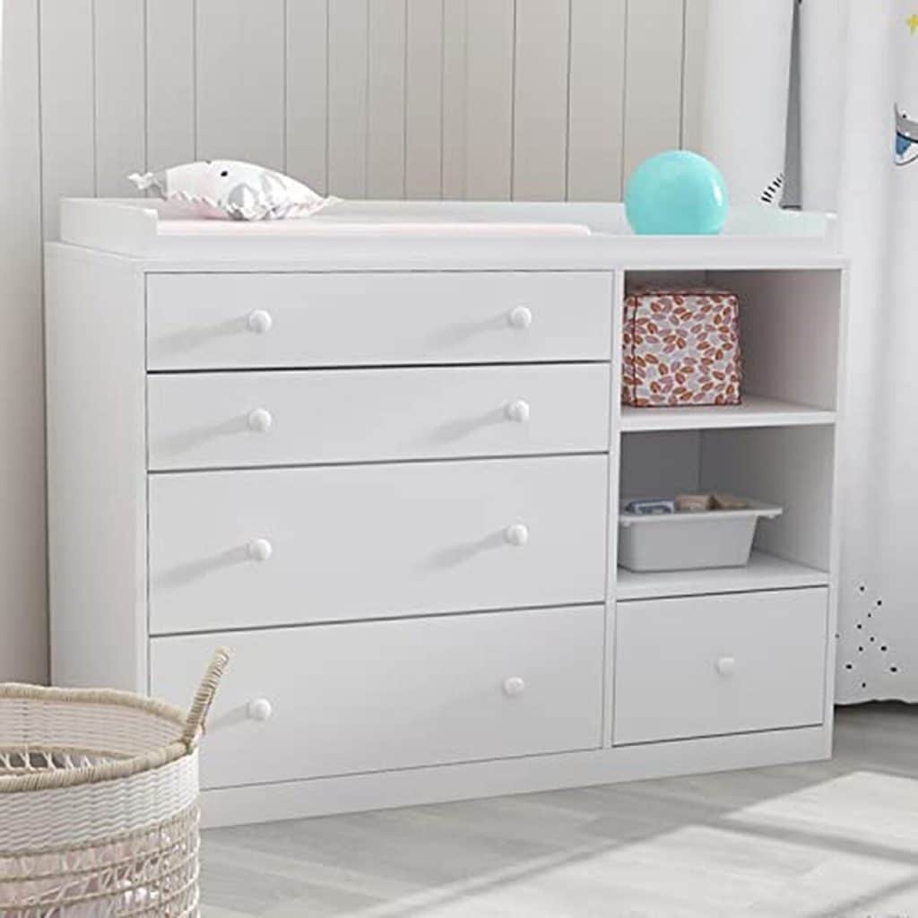 Test : table à langer PREMTURE avec 5 tiroirs et 2 compartiments